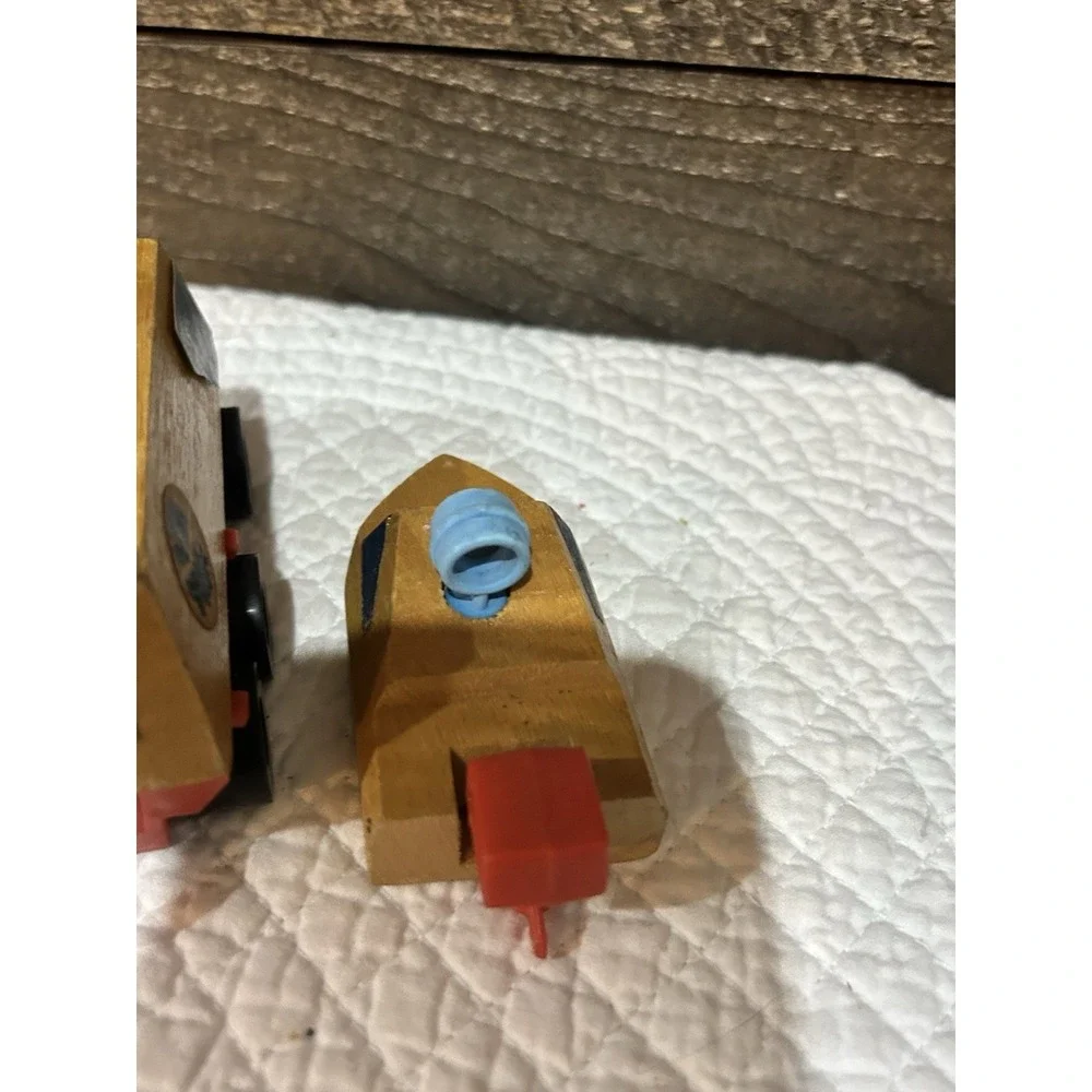 Vintage Mattel Camp‎ Wind Up and Go Truck & Boat Wooden  1973
